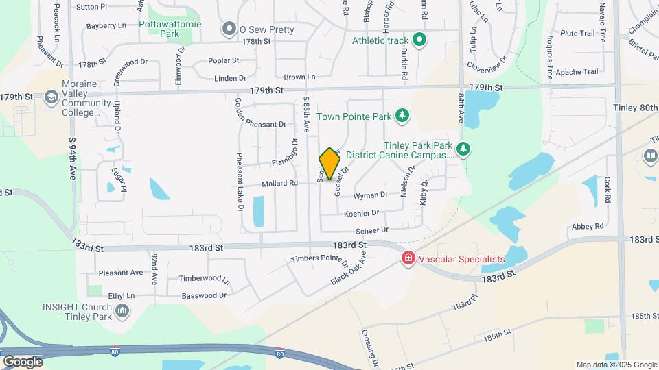 18160 Goesel Dr Mapa y Detalles de la Ubicación