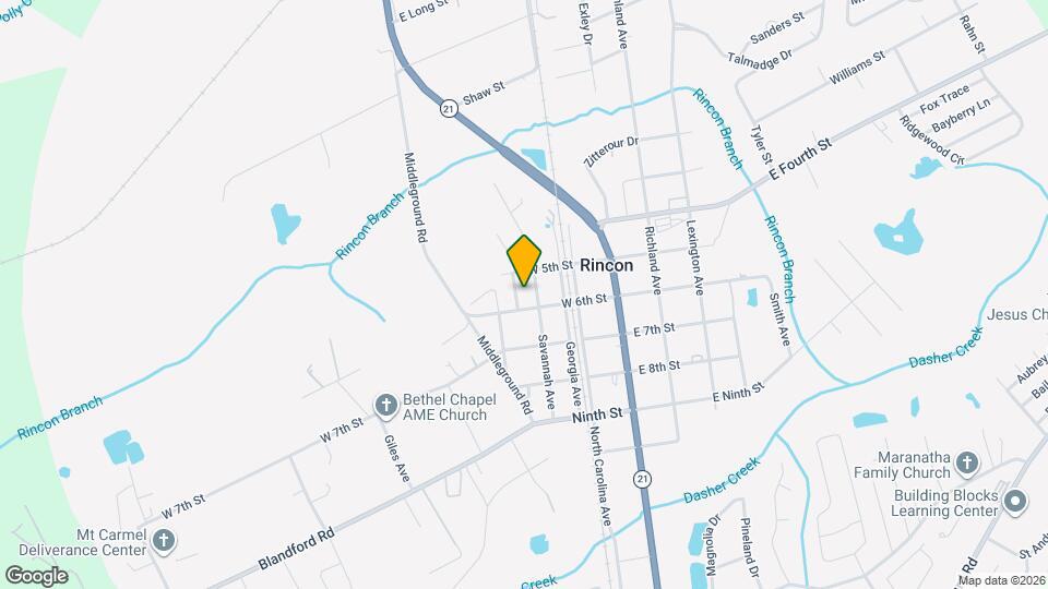 403 Savannah Ave Map and Location Details