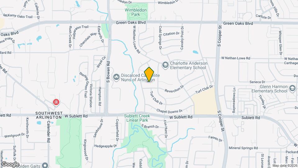 2200 Wembley Downs Dr Map and Location Details