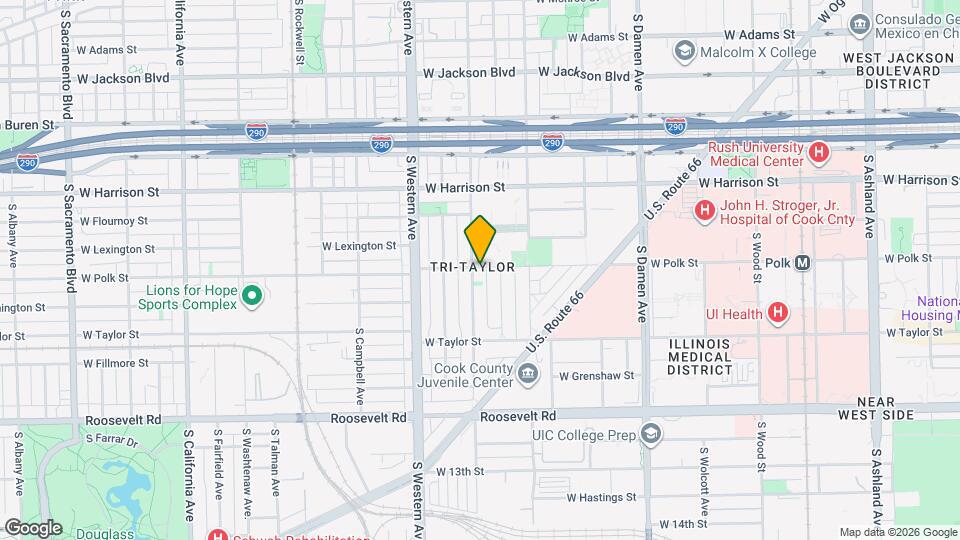 801 S Oakley Blvd, Unit Garden Map and Location Details