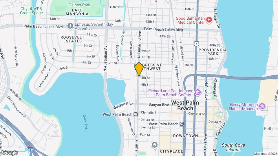 518 N Tamarind Ave, Unit Lower level unit Mapa y Detalles de la Ubicación