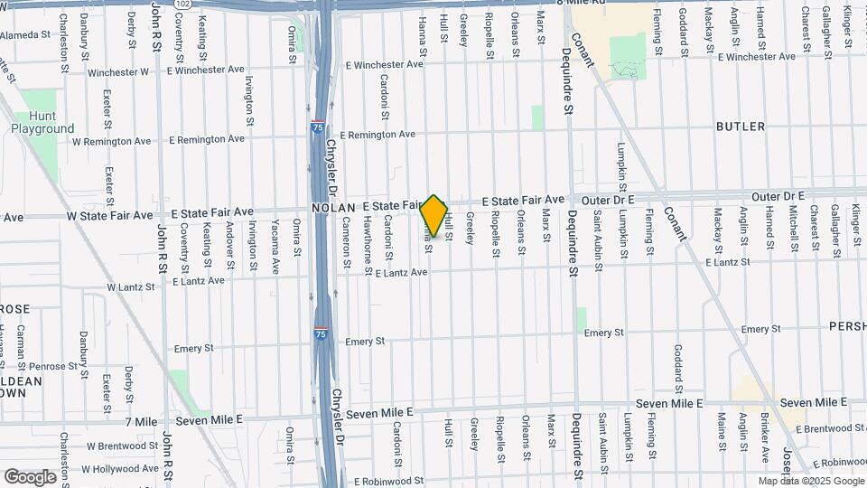 19668 Hanna St Map and Location Details