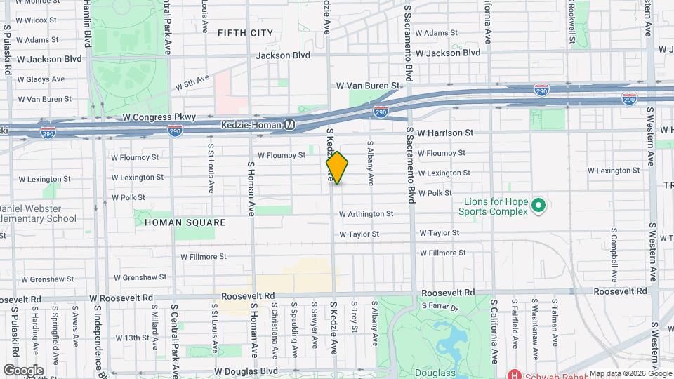 753 S Kedzie Ave, Unit 2 Map and Location Details