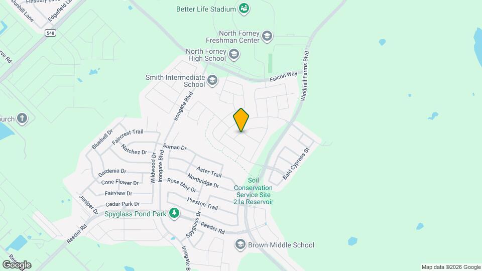 3013 McCoy Rd Map and Location Details