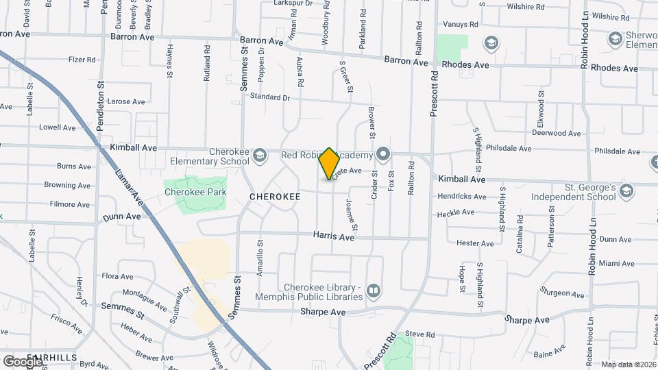 1415 Jeannine St Map and Location Details