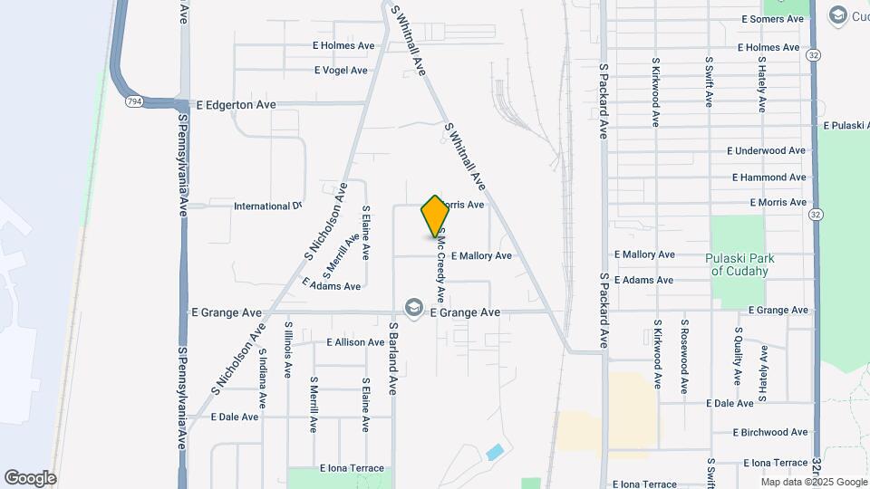 5351 S McCreedy Ave, Unit B Map and Location Details