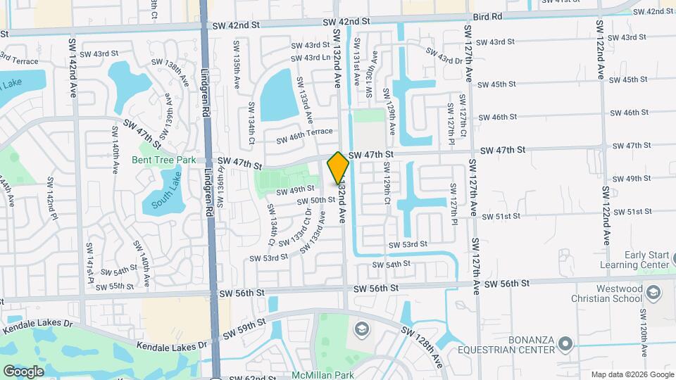13200 SW 49th St, Unit 1-bedroom efficiency Map and Location Details