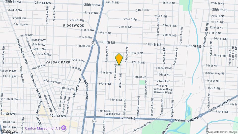 1627 Miami Ct NE Map and Location Details