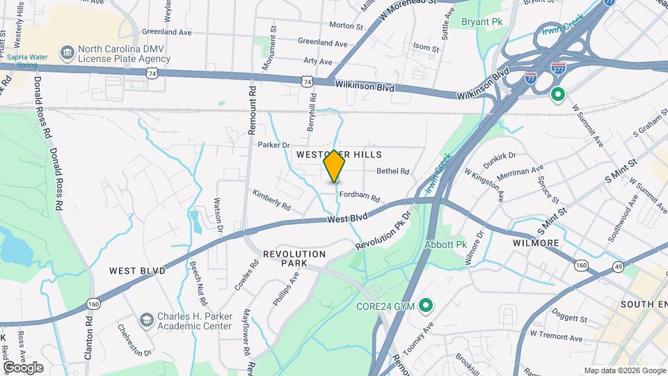 1242 Fordham Rd Map and Location Details