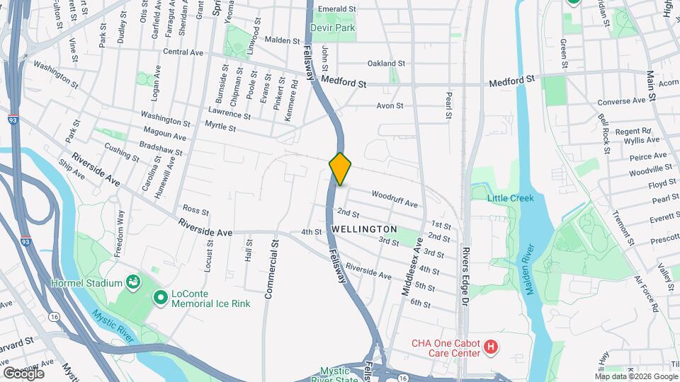 881 Fellsway Mapa y Detalles de la Ubicación