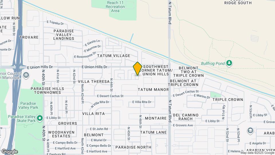 18416 N 46th Pl Mapa y Detalles de la Ubicación