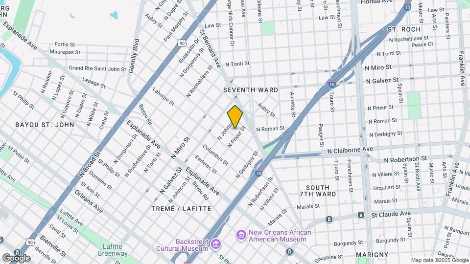 1911 Lapeyrouse St Map and Location Details