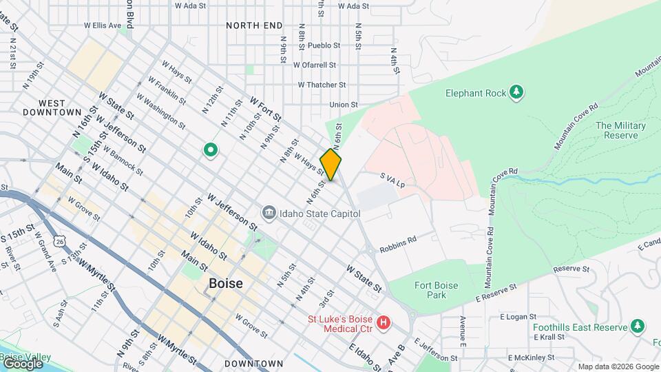 515 W Hays St Map and Location Details