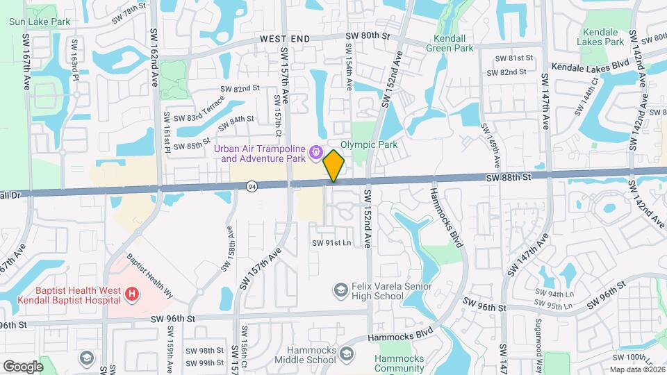 15307 SW 88th Terrace Map and Location Details