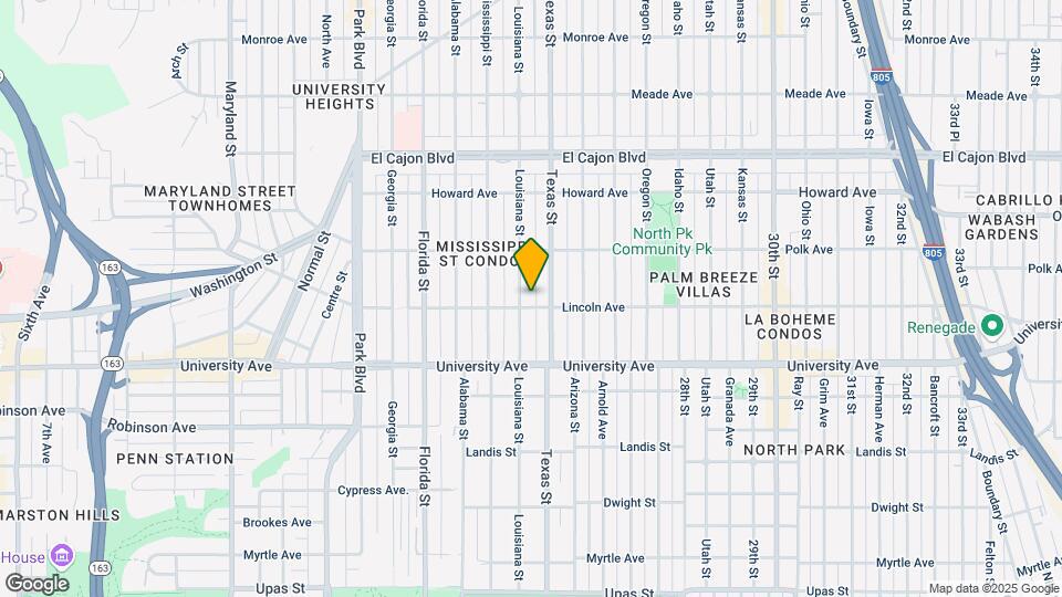 4011 Louisiana St Map and Location Details