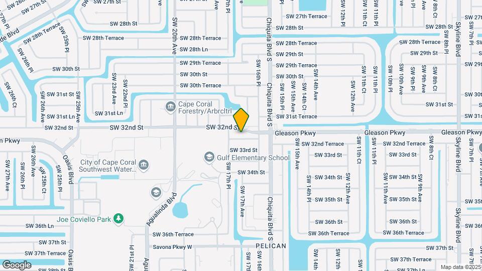 1635 SW 32nd Terrace Map and Location Details