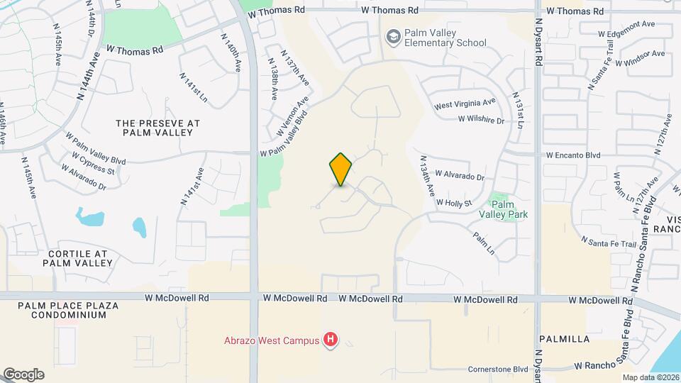 13649 W Cypress St Map and Location Details