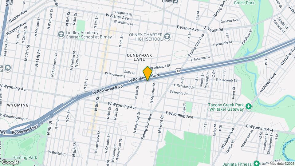 182 W Roosevelt Blvd Map and Location Details