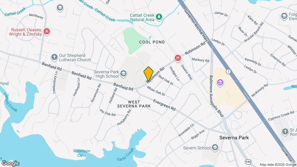 520 White Oak Dr Map and Location Details