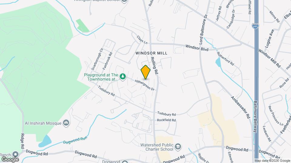 2621 Hallam Ct Map and Location Details