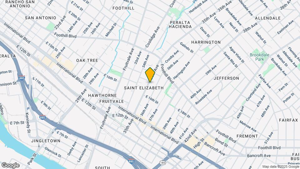 1630 35th Ave Mapa y Detalles de la Ubicación