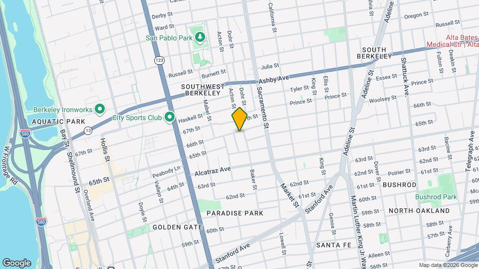 1346 66th St Map and Location Details