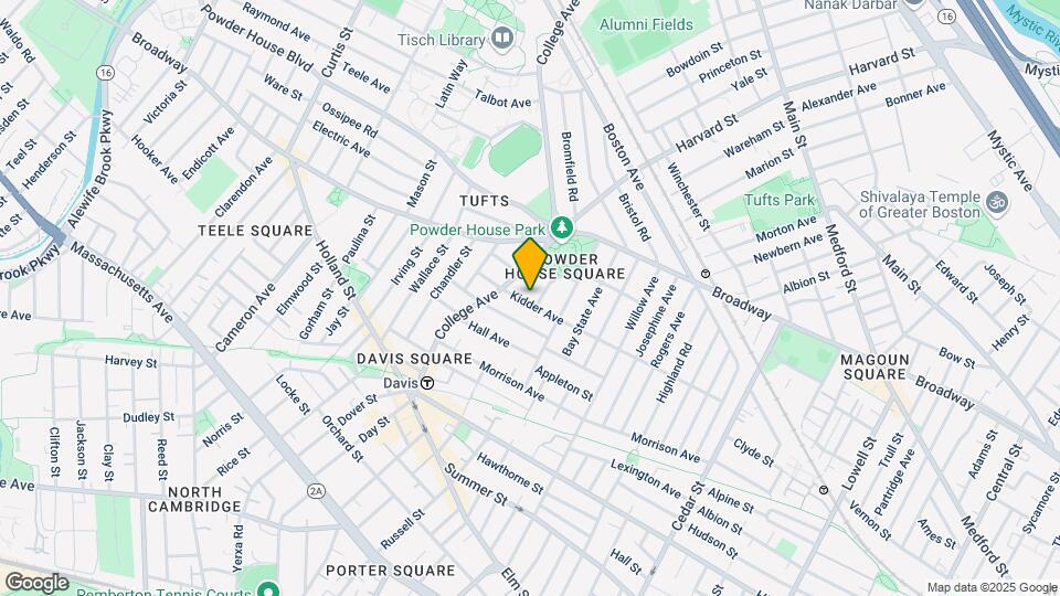 22 Kidder Ave, Unit 1 Map and Location Details