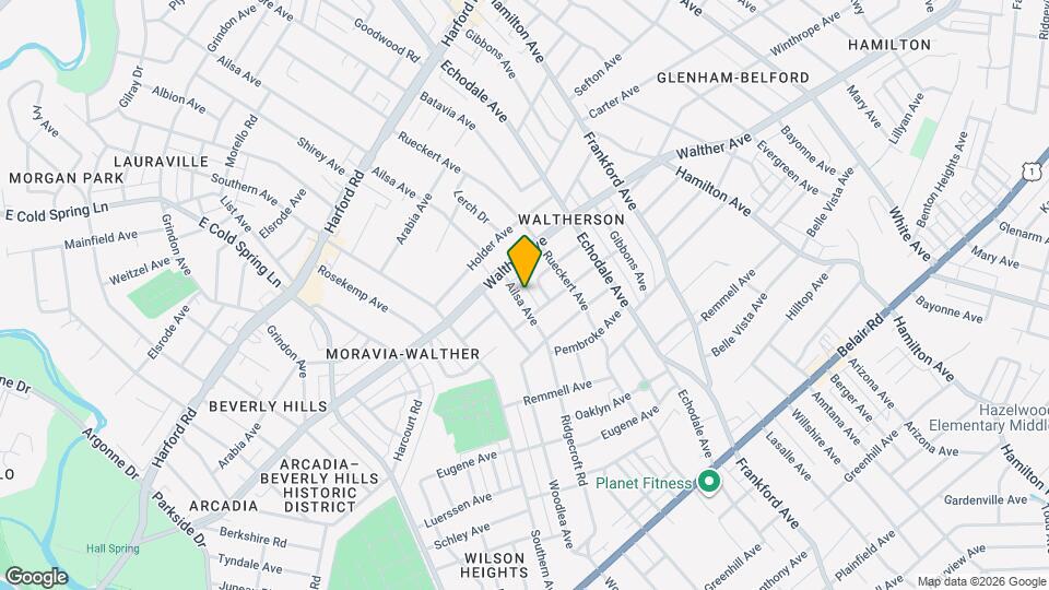 3514 Ailsa Ave Mapa y Detalles de la Ubicación