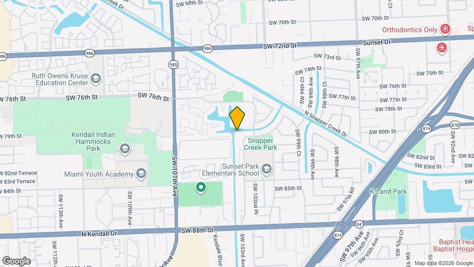 8018 SW 103rd Ave Map and Location Details