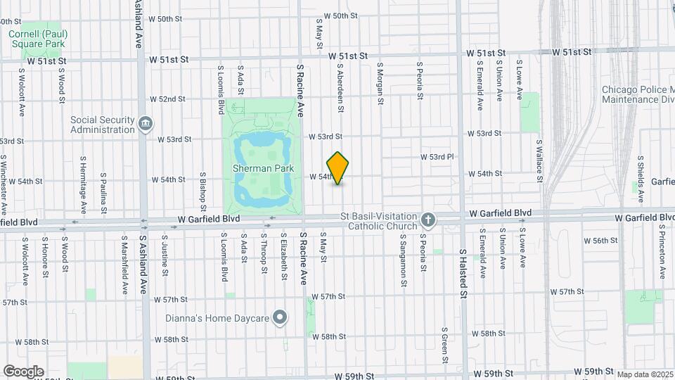 5418 S Aberdeen St, Unit 2 Mapa y Detalles de la Ubicación