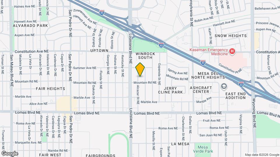 1208 Alcazar St NE Map and Location Details