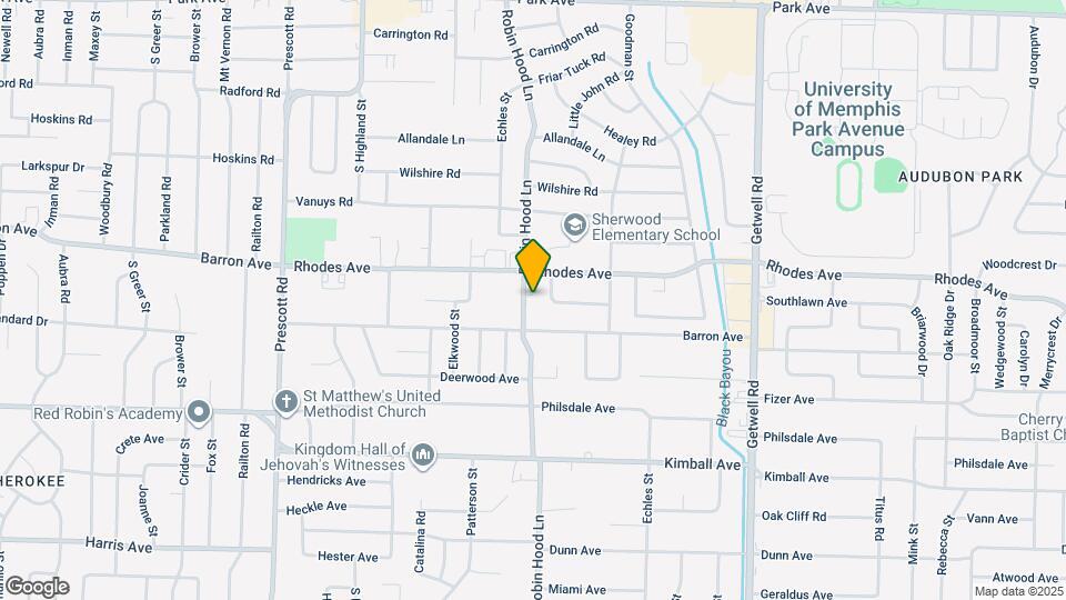 1234 Robin Hood Ln Map and Location Details