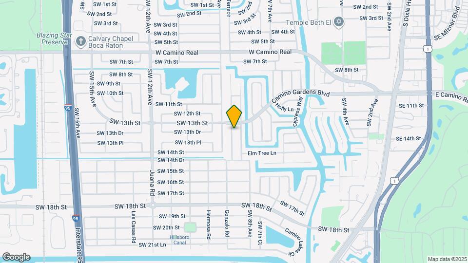1322 Walnut Terrace Map and Location Details