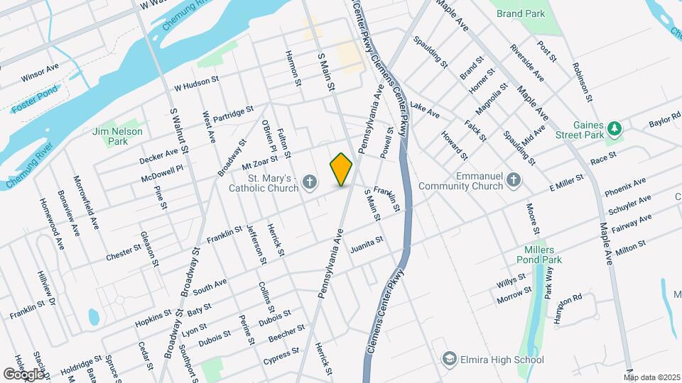 209 Franklin St, Unit A Map and Location Details