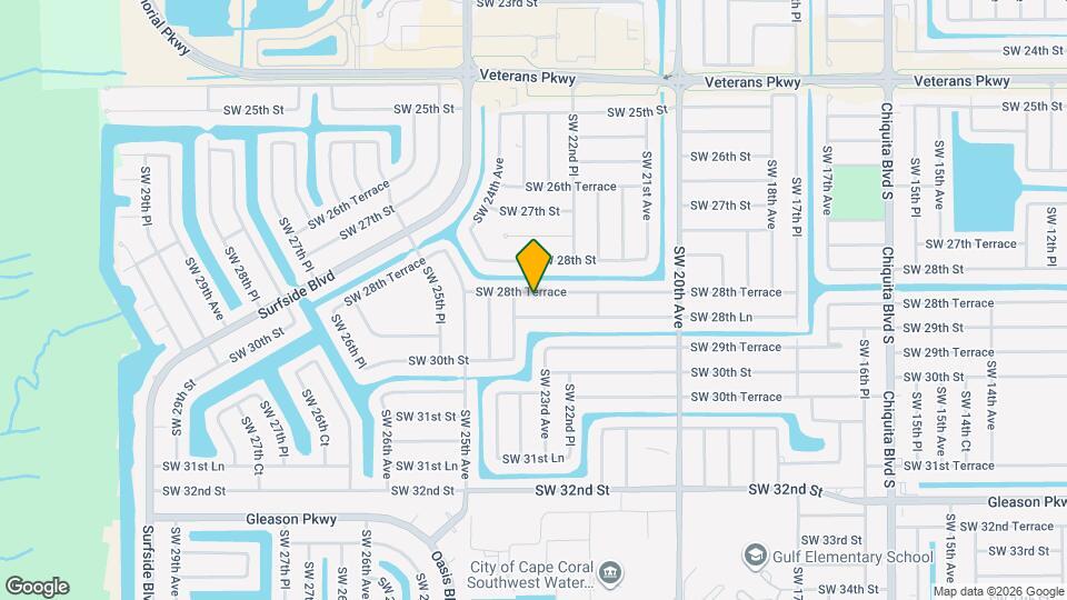 2306 SW 28th Terrace Map and Location Details