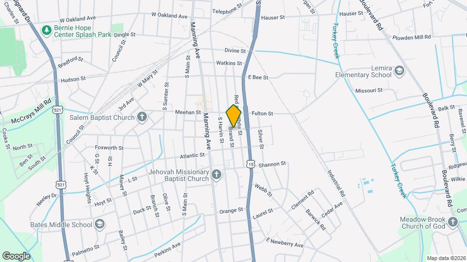 201 Brand St Map and Location Details