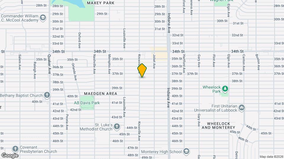 3518 38th St Map and Location Details