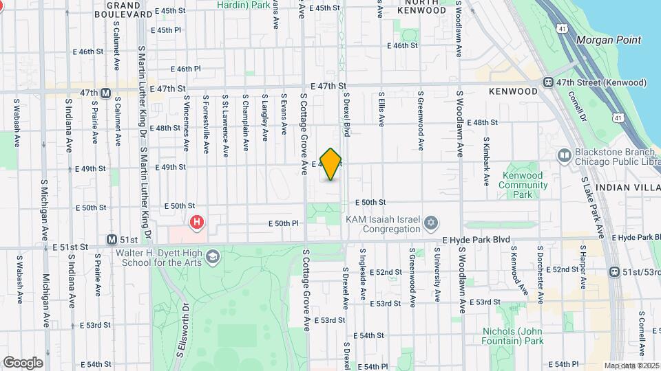 4938 S Drexel Blvd Map and Location Details