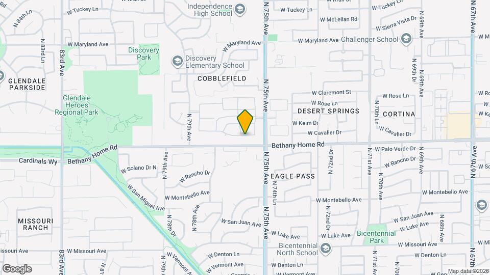 7579 W Rovey Ave Map and Location Details