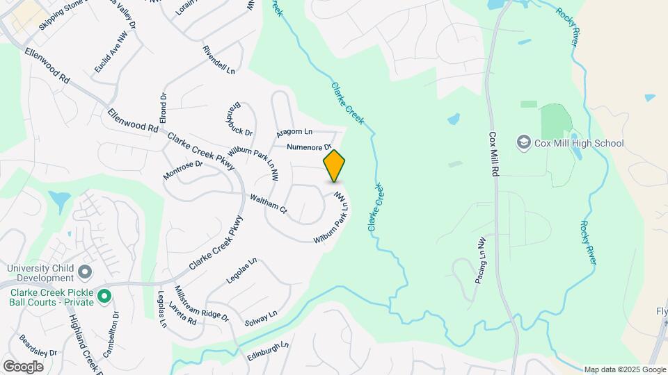 2034 Wilburn Park Ln NW Map and Location Details