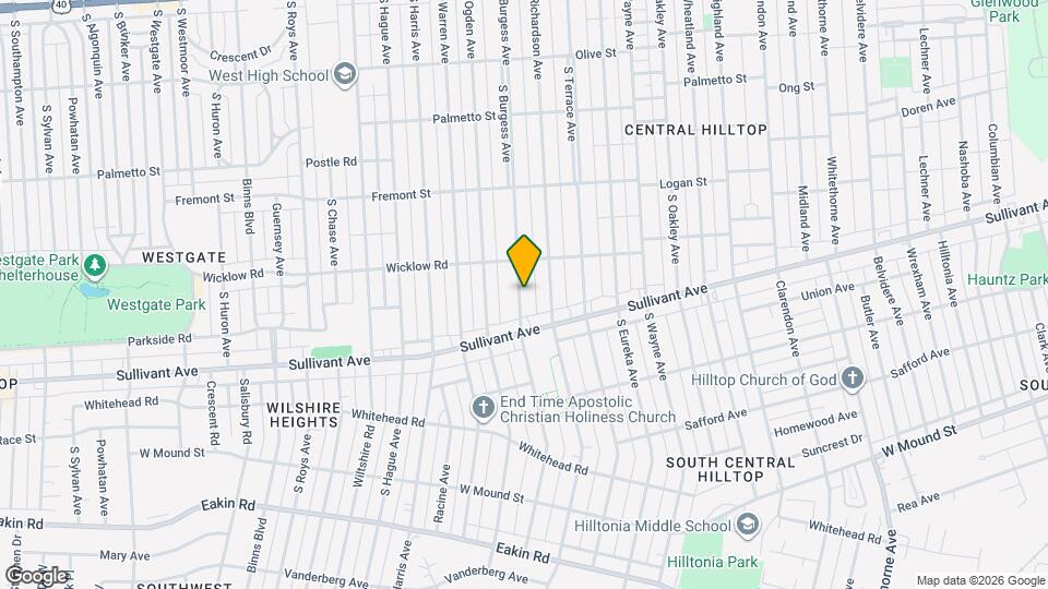 464 S Burgess Ave Mapa y Detalles de la Ubicación