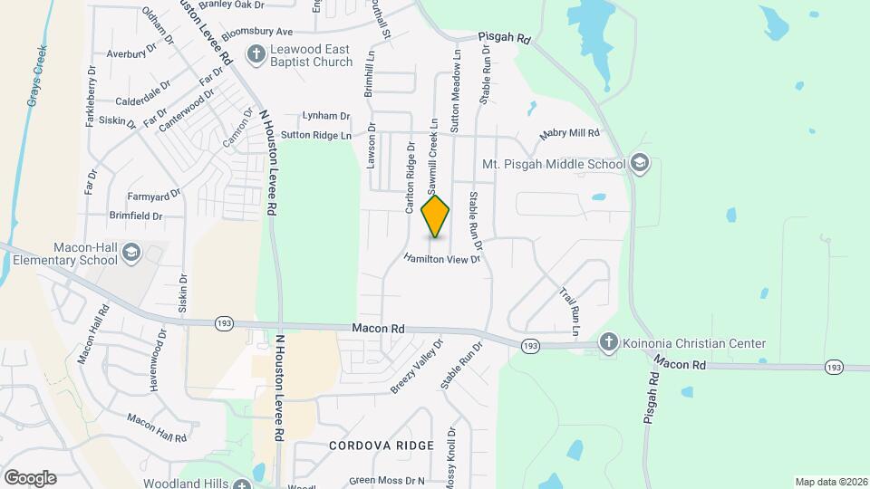 1386 Sawmill Creek Ln Map and Location Details