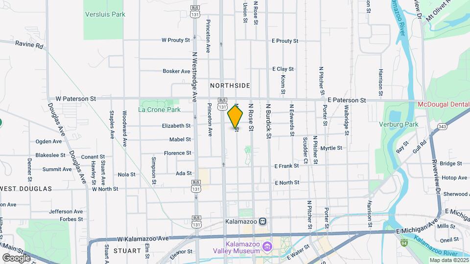 1011 N Church St Map and Location Details