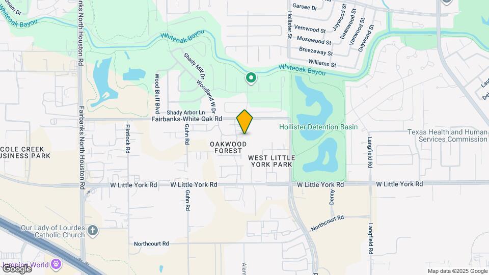 8003 Oakwood Forest Dr Map and Location Details