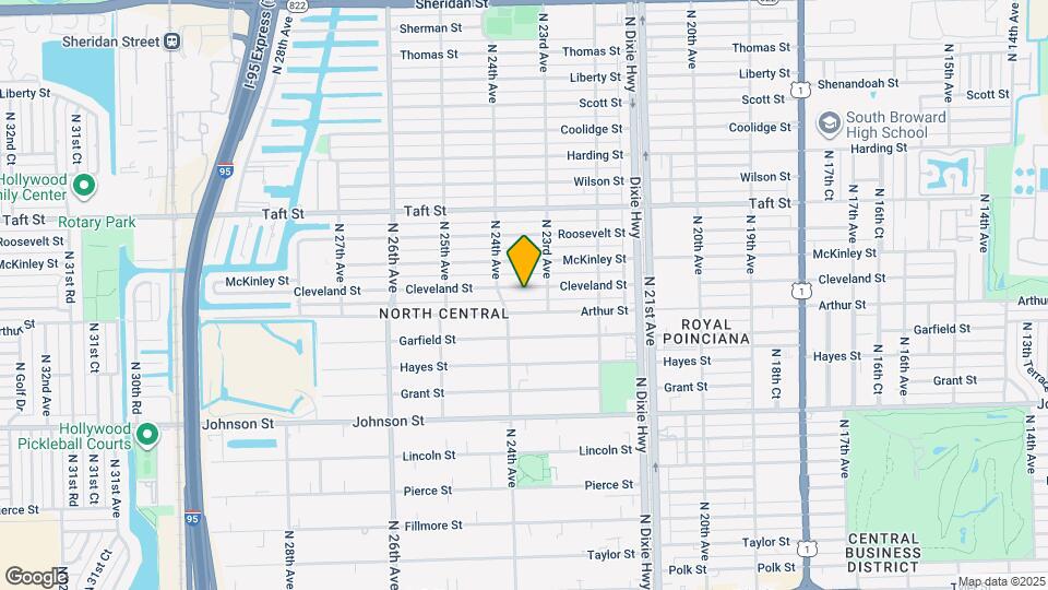 2322 Cleveland St Map and Location Details