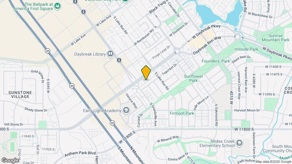 5027 W Daybreak Pkwy Map and Location Details