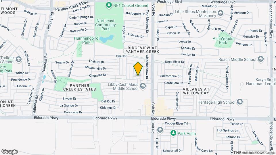 12345 Deerbrook Dr Mapa y Detalles de la Ubicación