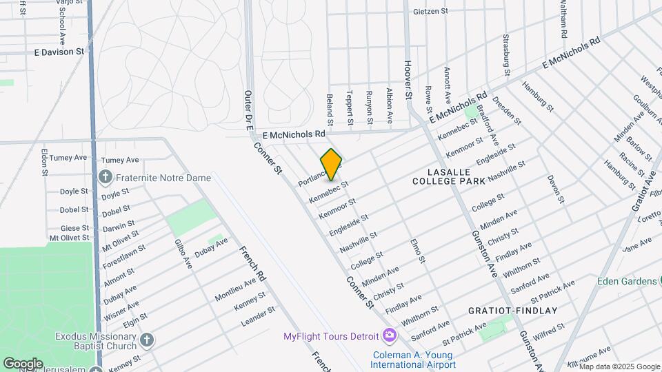 11101 Kennebec St Map and Location Details