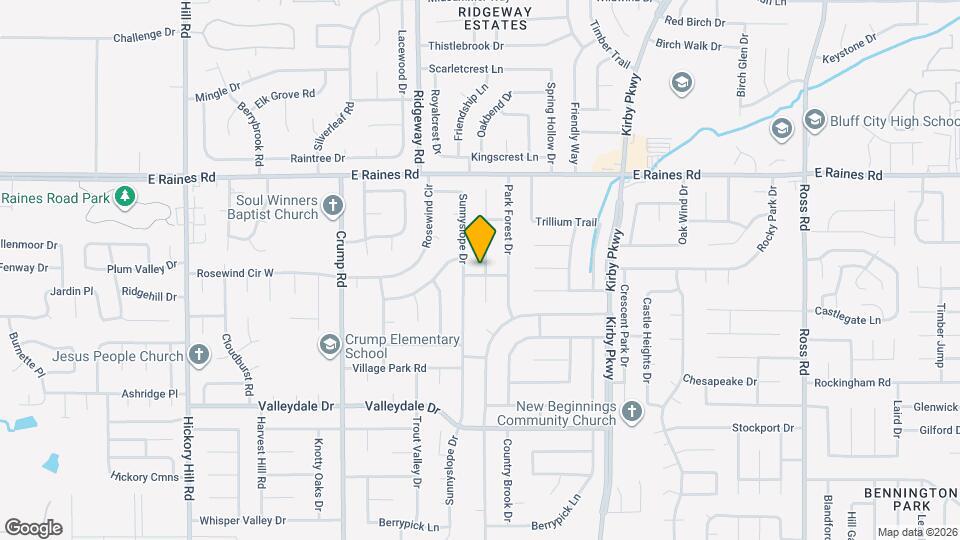 4285 Willow Park Dr Map and Location Details