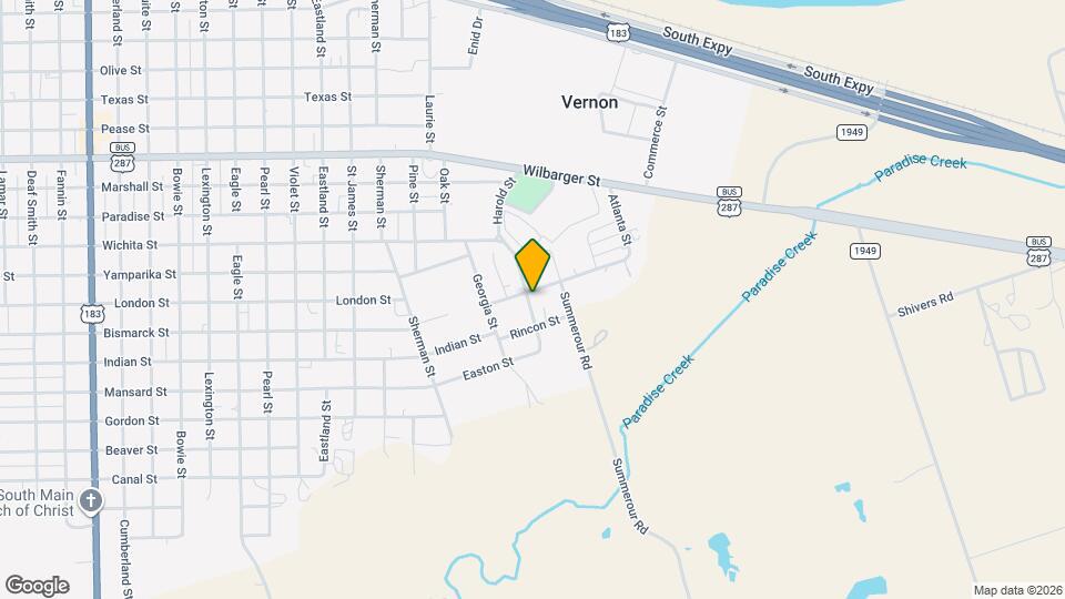 2301 Harold St Mapa y Detalles de la Ubicación